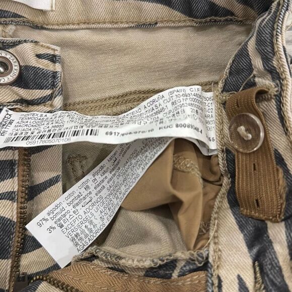 Zara girls tiger print jeans size 10 - Picture 4 of 6